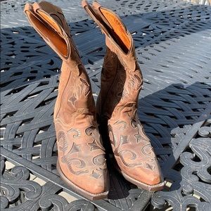 JB Dillon Brown and black cowboy boots